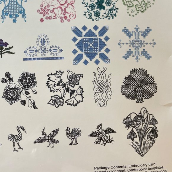 Studio Bernina Historical Embroidery Number 529 Artista Card Kit Unopened NEW - Picture 4 of 4